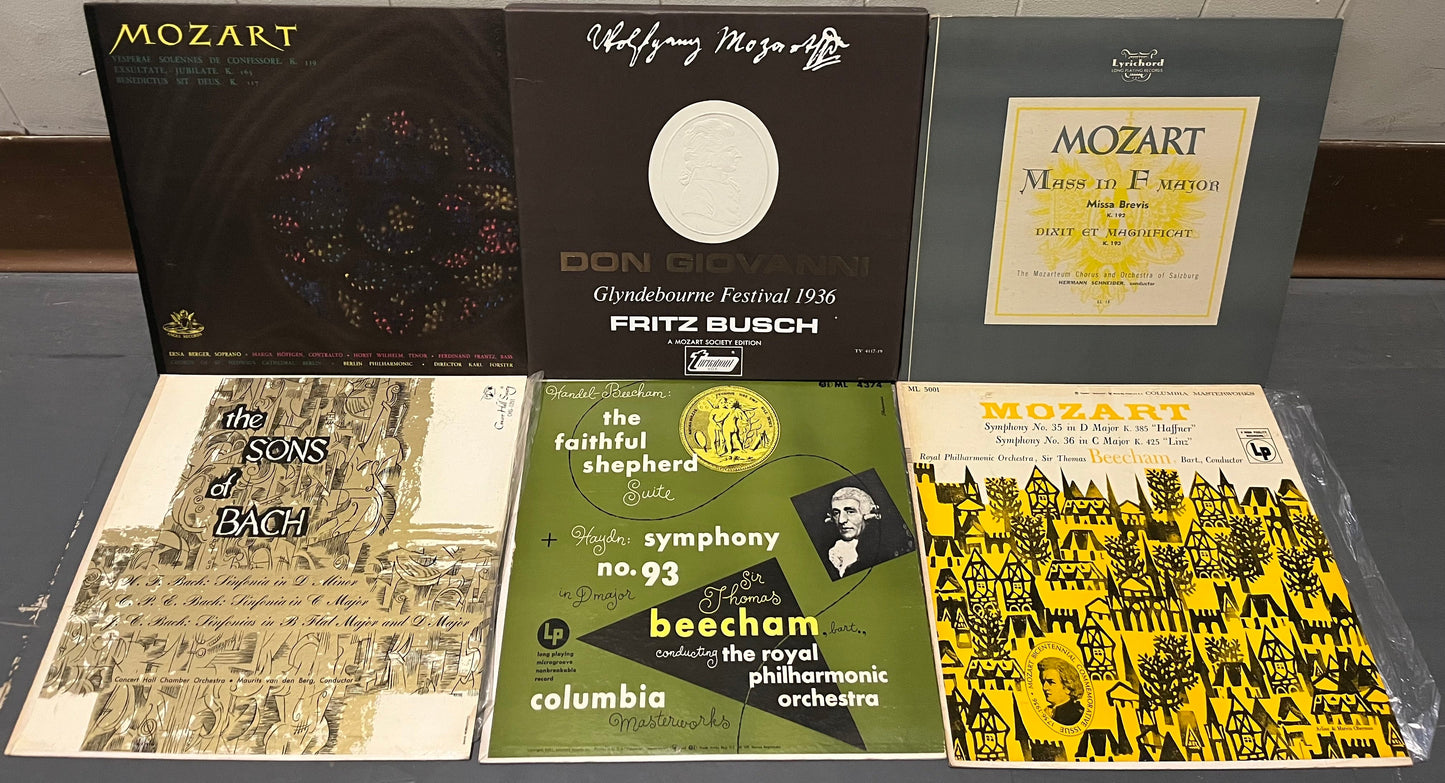 Va - 6 CLASSICAL VINYL RECORD LPS / ALL EX+ TO NM (LIKE NEW) | Near Mint (NM or M-) Near Mint (NM)-