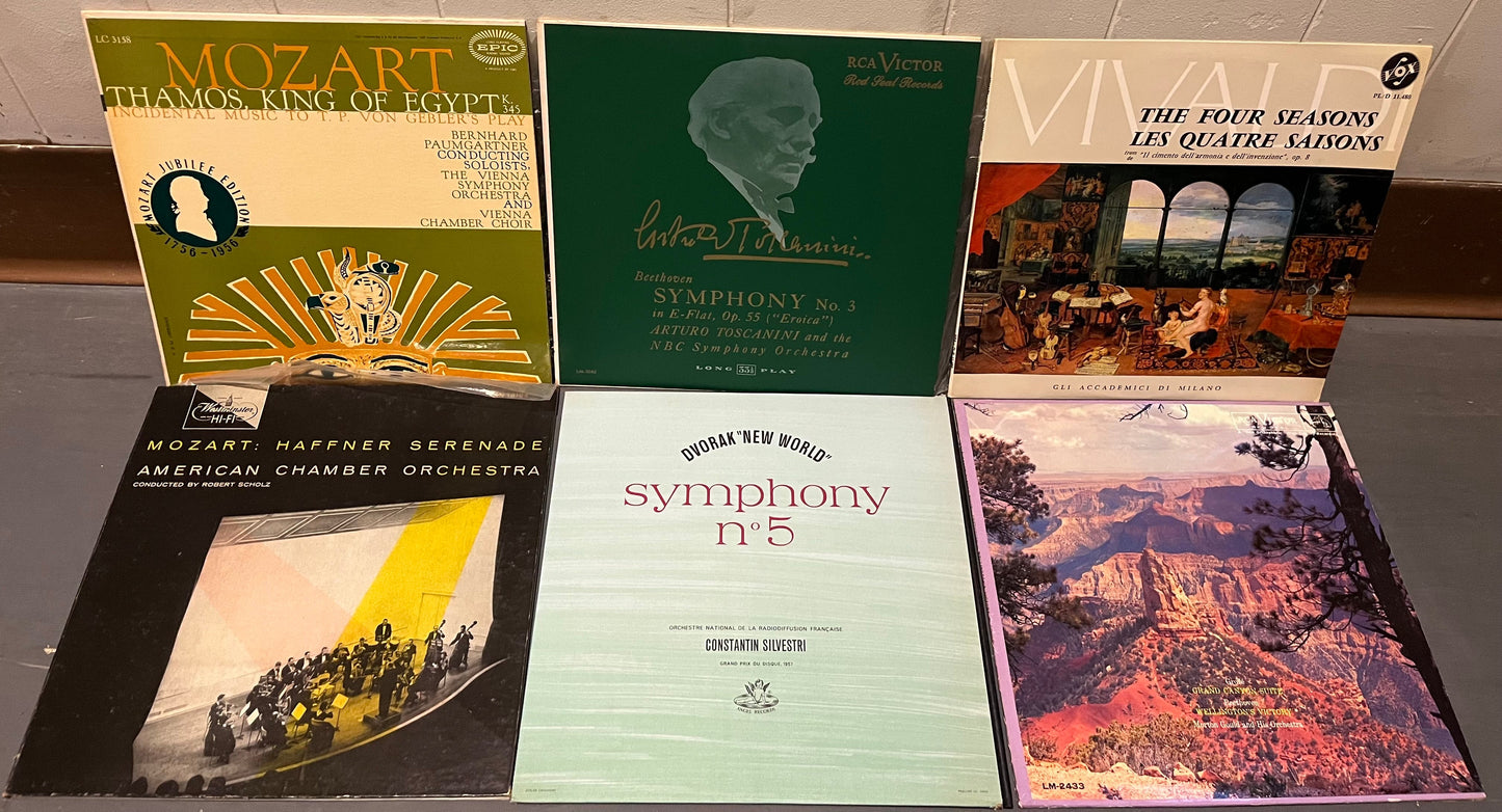 Va - 6 CLASSICAL VINYL RECORD LPS / ALL EX+ TO NM (LIKE NEW) | Near Mint (NM or M-) Near Mint (NM)-