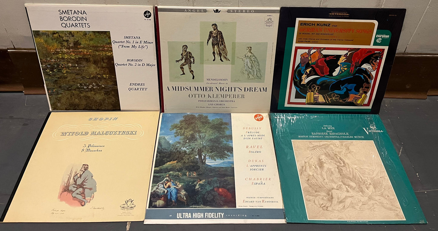 Va - 6 CLASSICAL VINYL RECORD LPS / ALL EX+ TO NM (LIKE NEW) | Near Mint (NM or M-) Near Mint (NM)-