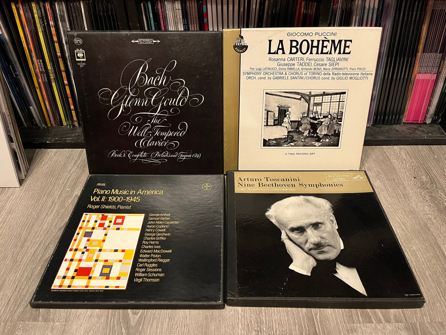 VARIOUS - 4 VINYL BOX LPS / LOT / COLLECTION | Very Good Plus (VG+) Very Good Plus (VG+)-