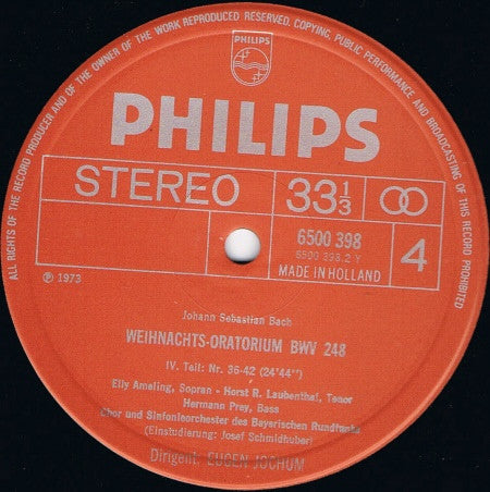 Johann Sebastian Bach - Weihnachts-Oratorium | Near Mint (NM) Near Mint (NM)-