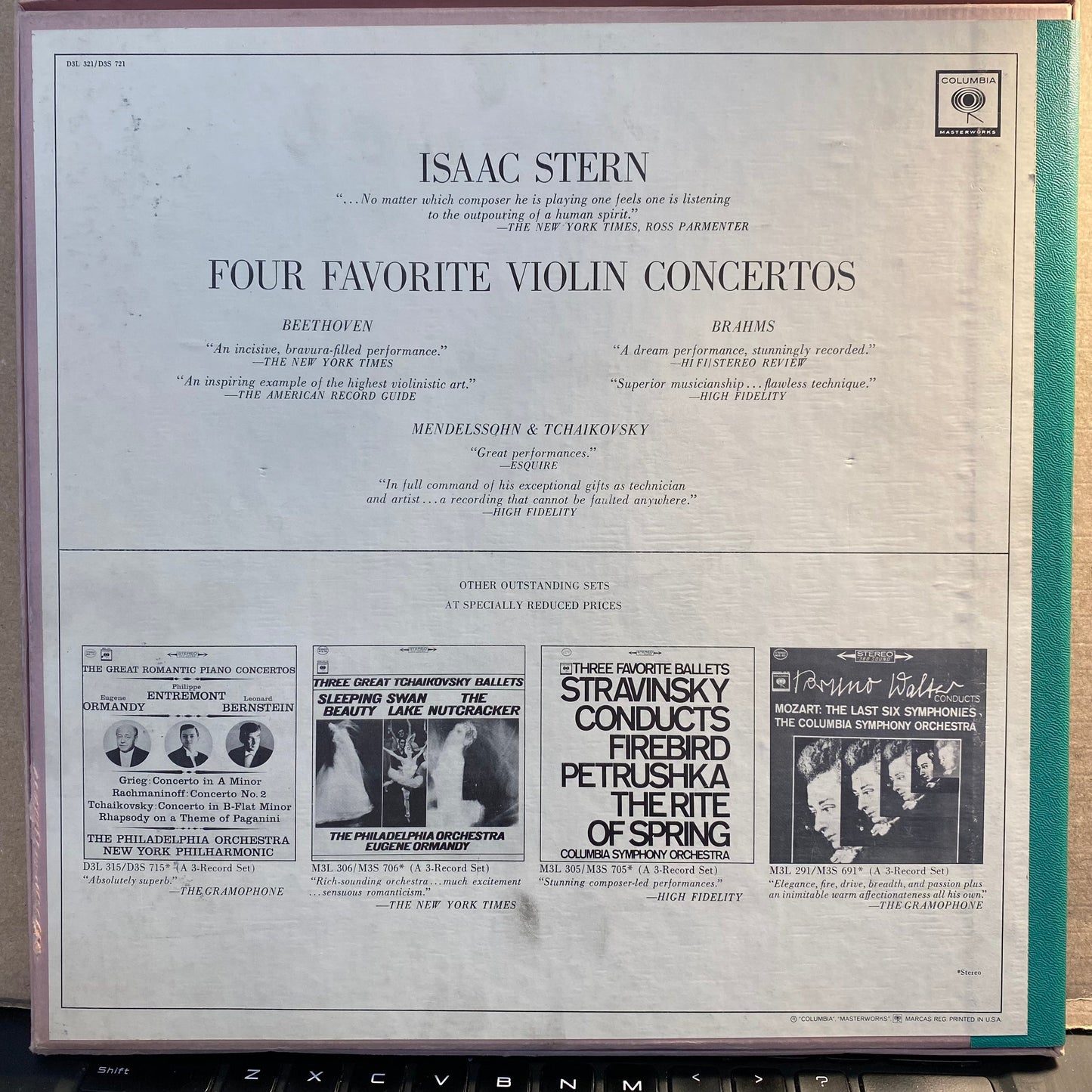 Isaac Stern - Four Favorite Violin Concertos *BOX* | Near Mint (NM) Near Mint (NM)-