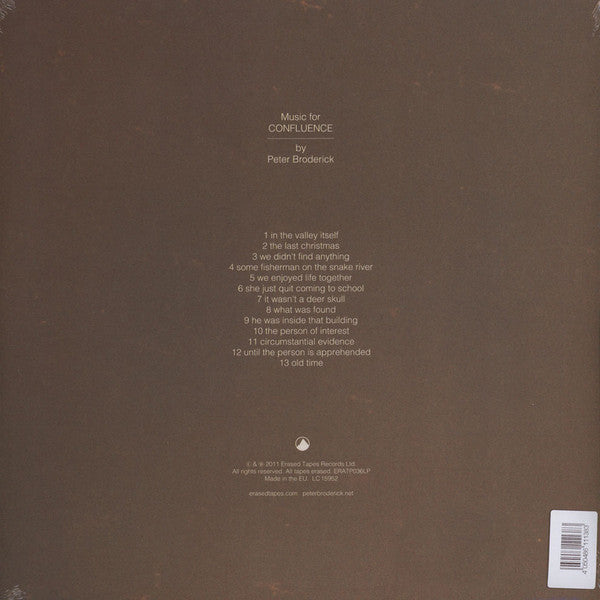 Peter Broderick - Music For Confluence | Mint (M) Mint (M)-