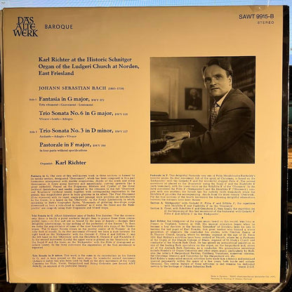 Johann Sebastian Bach - The Historic Schnitger Organ Of The Ludgeri Church | Near Mint (NM) Near Mint (NM)-