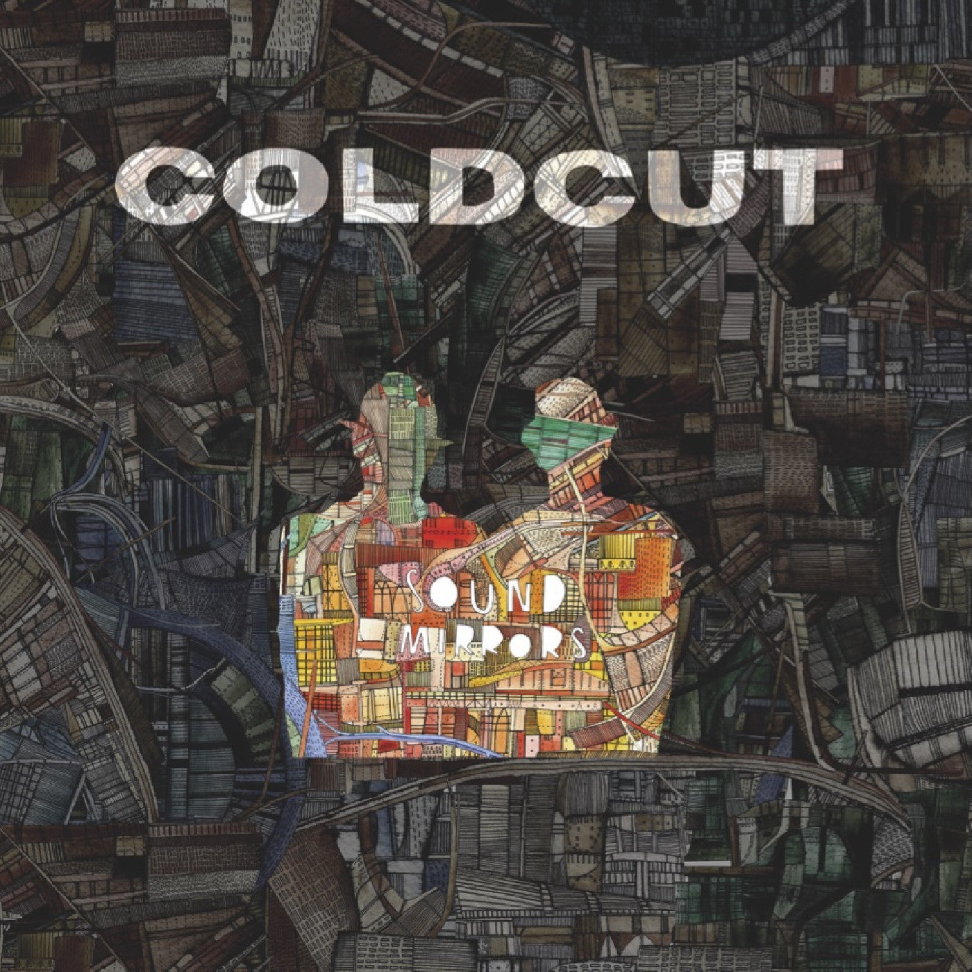 Coldcut - Sound Mirrors (2x Blue Green Orange Red Marble VINYL) | Mint (M) Mint (M)-