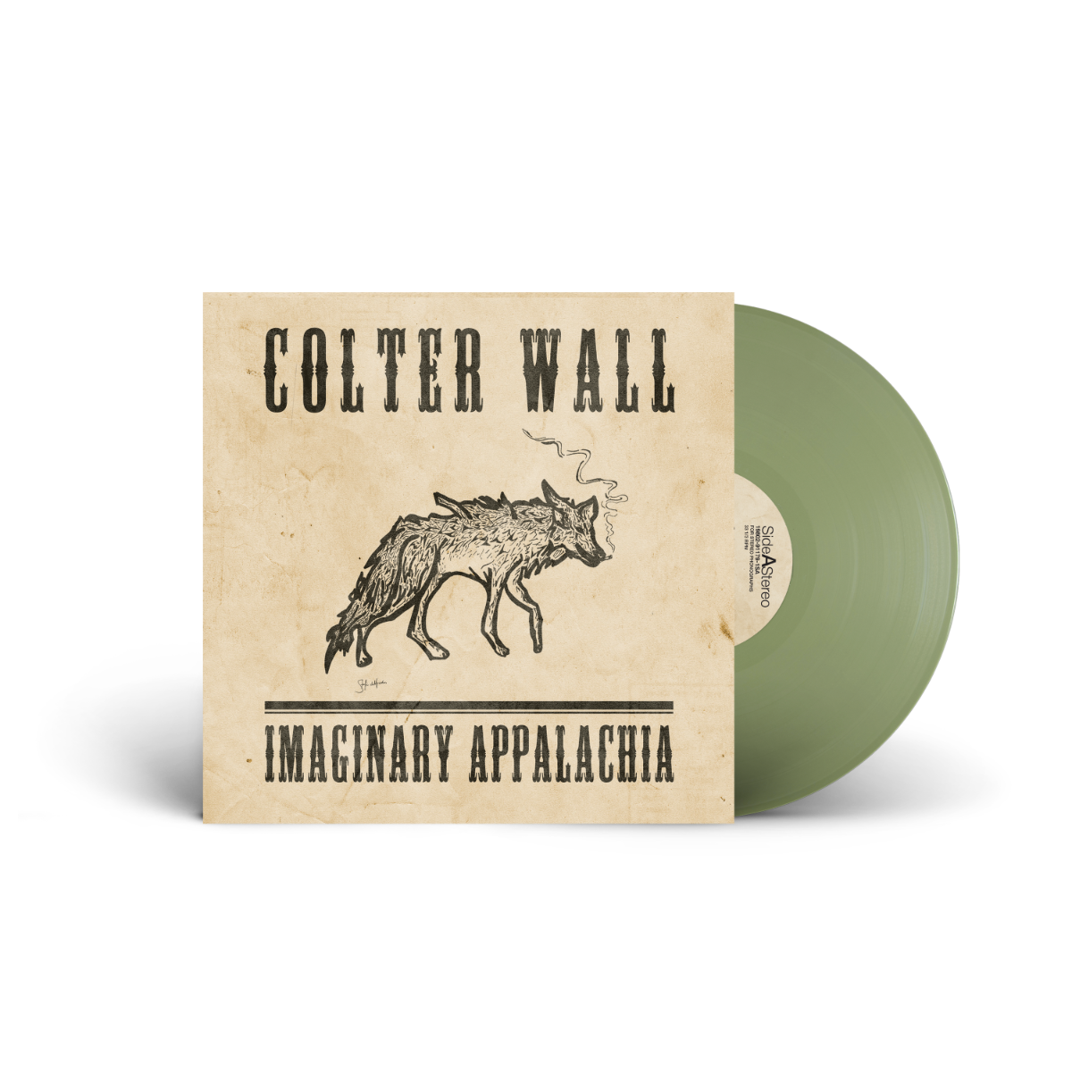 Colter Wall - Imaginary Appalachia (10th Anniversary Opaque Olive Green VINYL) | Mint (M) Mint (M)-
