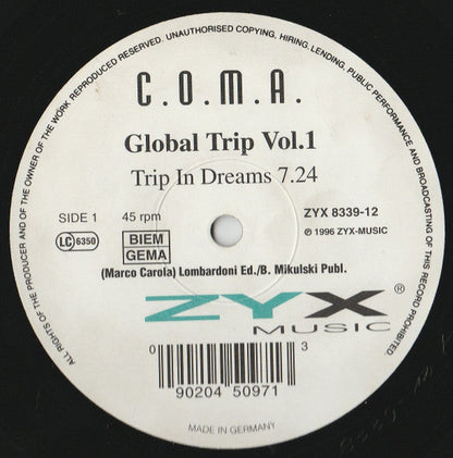 C.O.M.A. - Global Trip Vol. 1 | Very Good Plus (VG+) Generic-