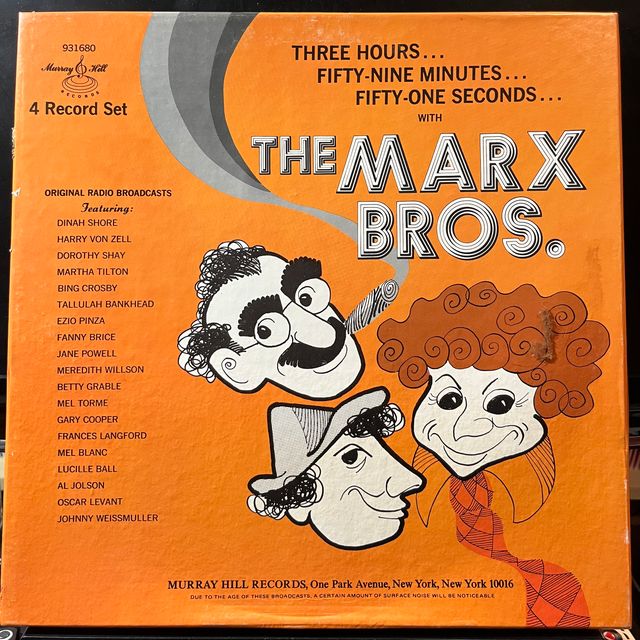 The Marx Brothers - Three Hours... Fifty-Nine Minutes... Fifty-One Seconds... With The Marx Brothers (4xVINYL BOX) | Near Mint (NM) Very Good (VG)-