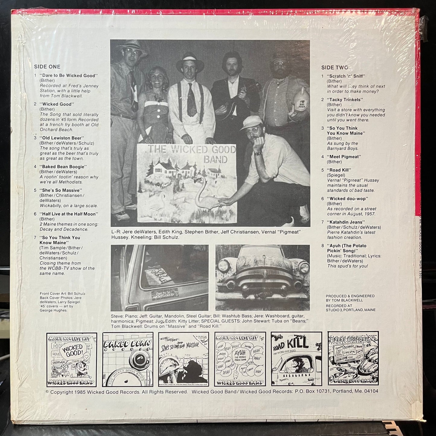 The Wicked Good Band - Dare To Be Wicked Good (VINYL LP WICKED GOOD WGR 1501 1985) | USED Near Mint (NM or M-) Near Mint (NM)-