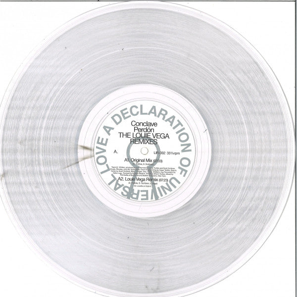 Conclave - Perdón (The Louie Vega Remixes) | Mint (M) Generic-