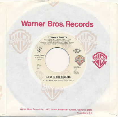 Conway Twitty - The Rose / Lost In The Feeling | Near Mint (NM) Very Good Plus (VG+)-