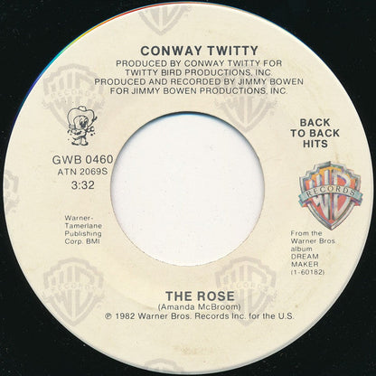 Conway Twitty - The Rose / Lost In The Feeling | Near Mint (NM) Very Good Plus (VG+)-