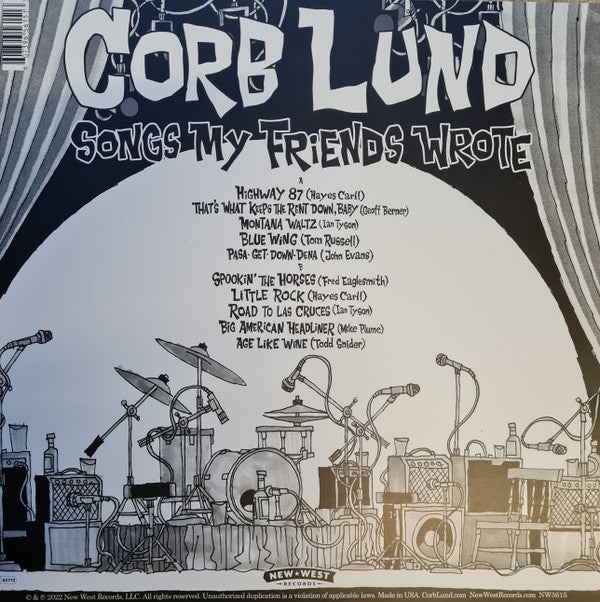 Corb Lund - Songs My Friends Wrote | Mint (M) Mint (M)-