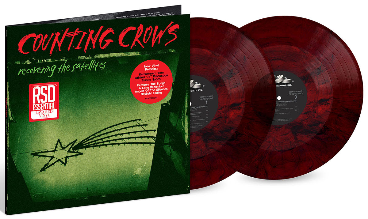Counting Crows - Recovering The Satellites (IEX RED REMASTERED 2xVINYL) | NEW Mint (M) Mint (M)-