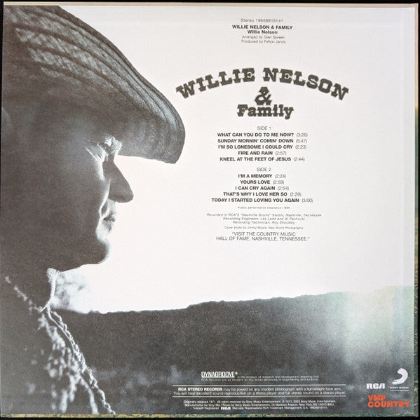 Willie Nelson - Willie Nelson & Family | Mint (M) Mint (M)-