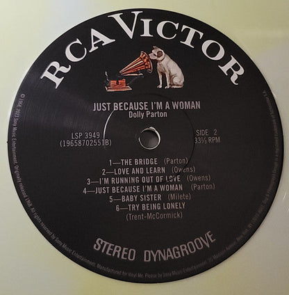 Dolly Parton - Just Because I'm A Woman (COLOR VINYL - VMP) | Mint (M) Mint (M)-