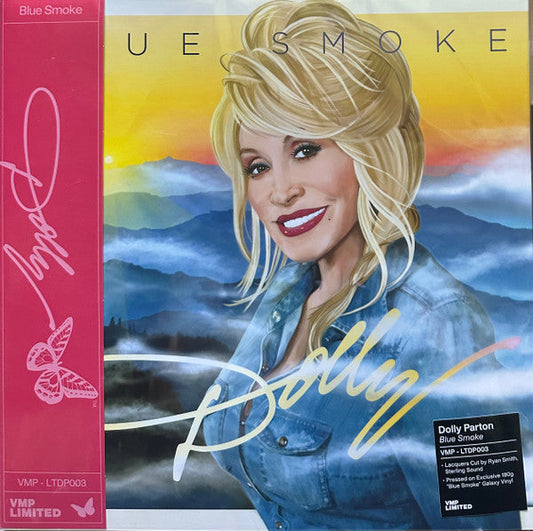 Dolly Parton Blue Smoke LP Near Mint (NM or M-) Near Mint (NM or M-)-