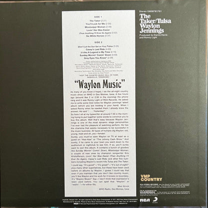 The Taker / Tulsa (COLOR VINYL - VMP) | Mint (M) Mint (M)-