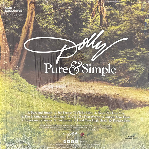 Dolly Parton - Pure & Simple (COLOR VINYL LP VMP LTD EDT) | NEW-