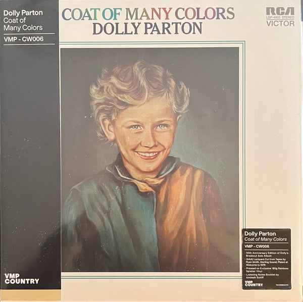 Dolly Parton - Coat Of Many Colors (COLOR VINYL) | Mint (M) Mint (M)-