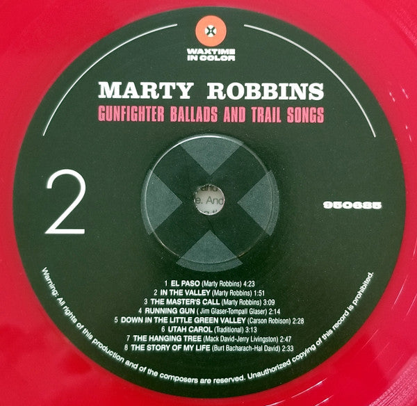 Gunfighter Ballads And Trail Songs (RED VINYL) | Mint (M) Mint (M)-