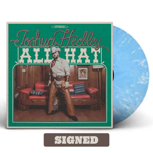 Joshua Hedley - All Hat (Autographed Cover, Texas Sky Blue VINYL) | Mint (M) Mint (M)-