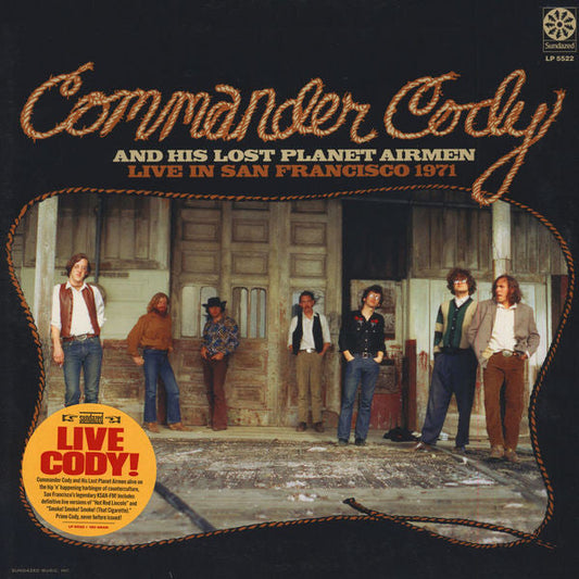 Commander Cody And His Lost Planet Airmen - Live In San Francisco 1971 | Mint (M) Mint (M)-