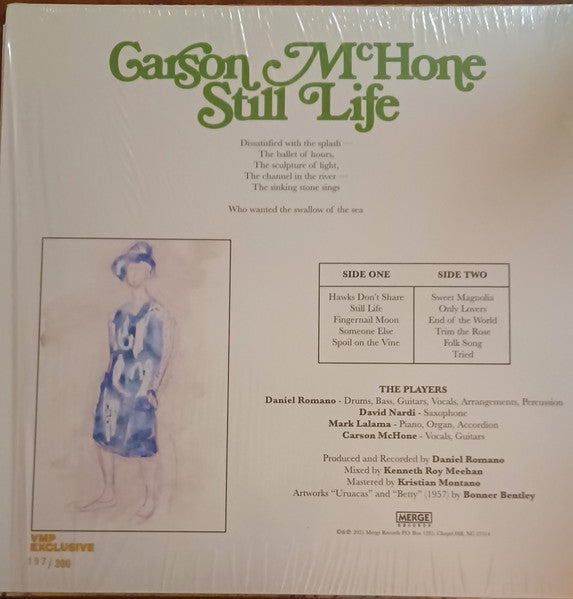 Carson McHone - Still Life (RED VINYL) | Mint (M) Mint (M)-