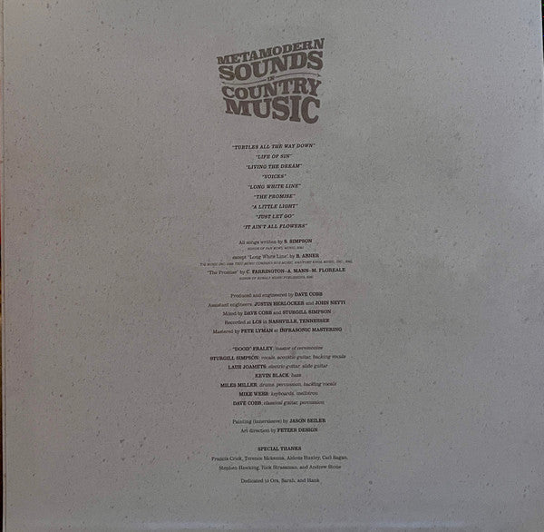Metamodern Sounds In Country Music: 10th Anniversary (180 GRAM VINYL) | Mint (M) Mint (M)-