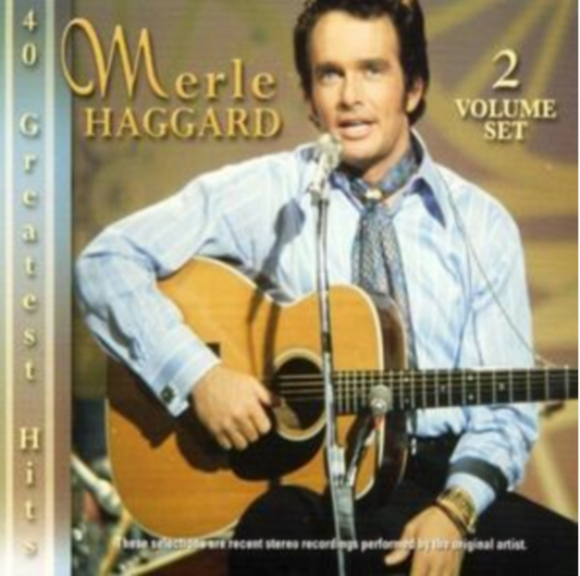 HAGGARD,MERLE - 40 GREATEST HITS (2xCD Intersound 5737) | NEW Mint (M) Mint (M)-