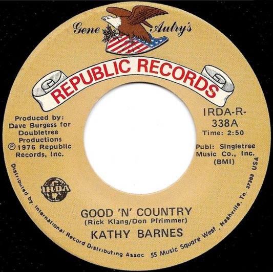 Kathy Barnes - Good 'N' Country / One A Day Heartaches (Digital 45) (MOD CD ESSENTIAL MEDIA MOD 2021) | NEW-