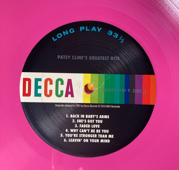 Patsy Cline - Greatest Hits (PINK VINYL) | Mint (M) Mint (M)-