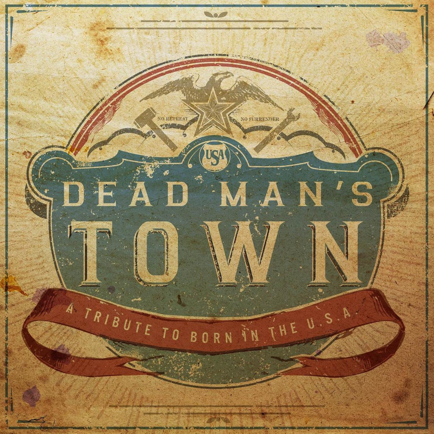 Various Artists - Dead Man's Town: A Tribute to Born in the U.S.A (RED, WHITE & BLUE VINYL) |-