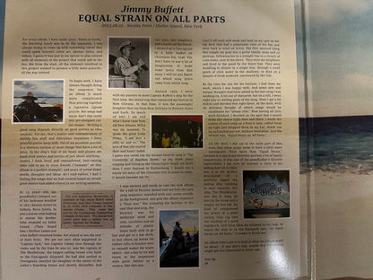Jimmy Buffett - Equal Strain On All Parts (2xVINYL COLOR) | Mint (M) Mint (M)-