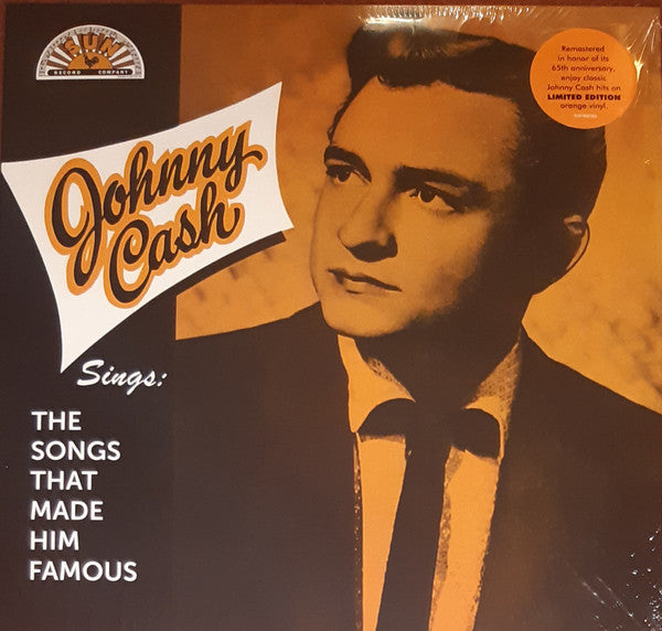 Johnny Cash - Sings The Songs That Made Him Famous (Remastered 2023) [Tangerine LP] | Mint (M) Mint (M)-