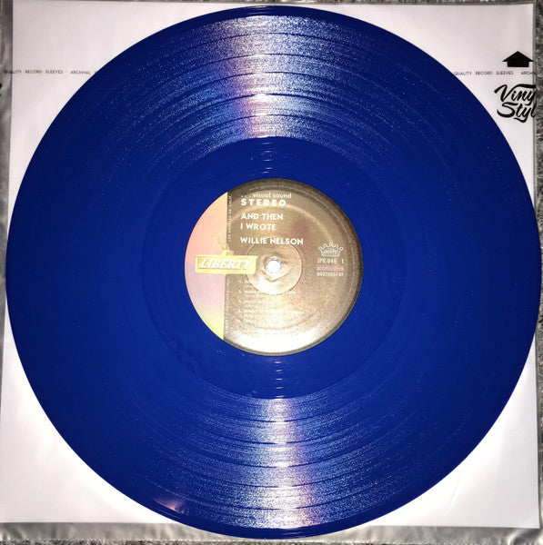 Willie Nelson - ... And Then I Wrote (TRANSLUCENT BLUE VINYL) | Mint (M) Mint (M)-