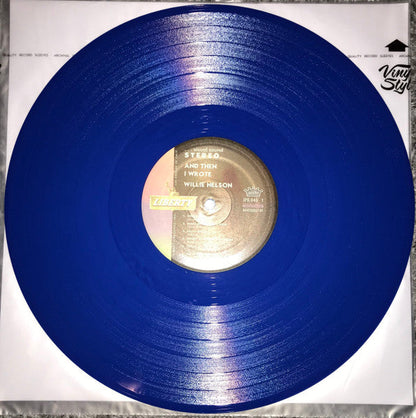 Willie Nelson - ... And Then I Wrote (TRANSLUCENT BLUE VINYL) | Mint (M) Mint (M)-