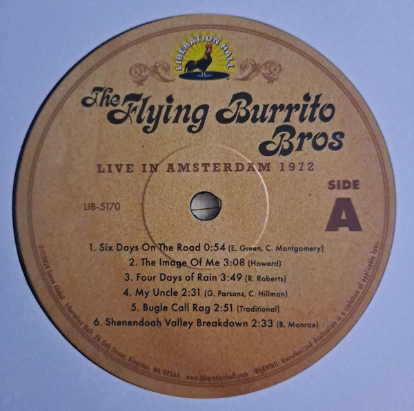 The Flying Burrito Bros - Live In Amsterdam 1972 | Mint (M)-