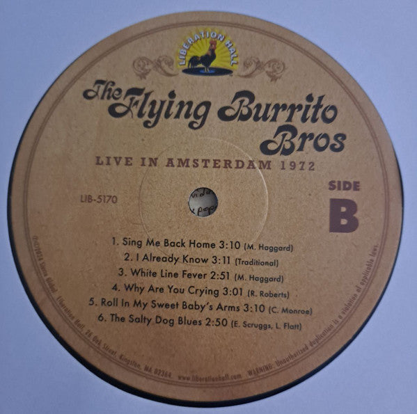 The Flying Burrito Bros - Live In Amsterdam 1972 | Mint (M)-