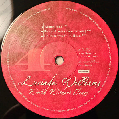 Lucinda Williams - World Without Tears (2xVINYL) | Mint (M) Mint (M)-
