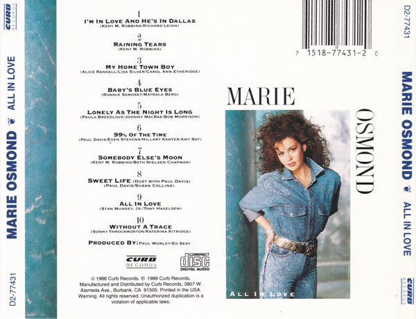 All In Love *CD* | Mint (M) Mint (M)-