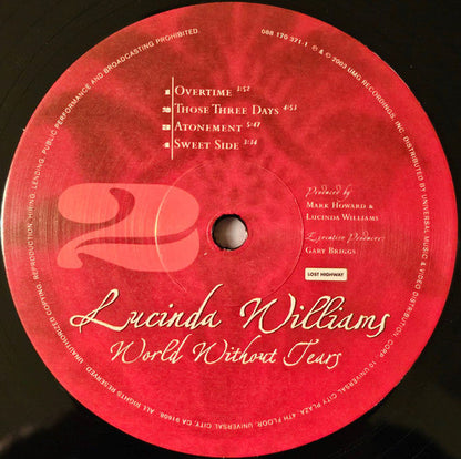Lucinda Williams - World Without Tears (2xVINYL) | Mint (M) Mint (M)-