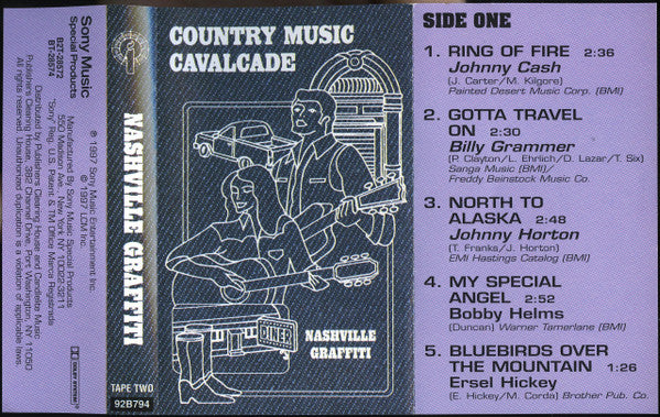 Various - Nashville Graffiti (2X CASSETTE) | Mint (M) Mint (M)-