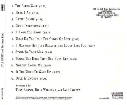 Lyle Lovett And His Large Band - Lyle Lovett And His Large Band (CD) | Mint (M) Mint (M)-
