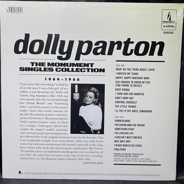 The Monument Singles Collection 1964-1968 (VINYL) | Mint (M) Mint (M)-