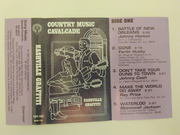 Various - Nashville Graffiti (2X CASSETTE) | Mint (M) Mint (M)-