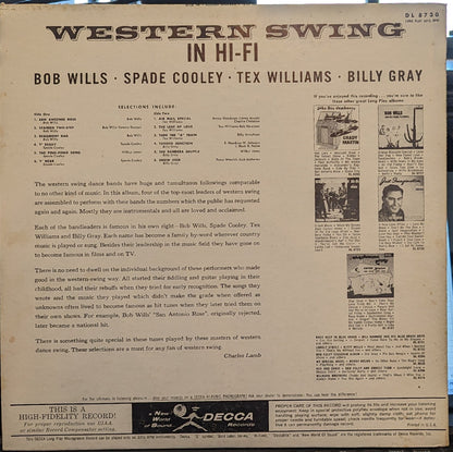 Bob Wills - Western Swing In Hi-Fi *MONO* | Good Plus (G+) Excellent (EX)-