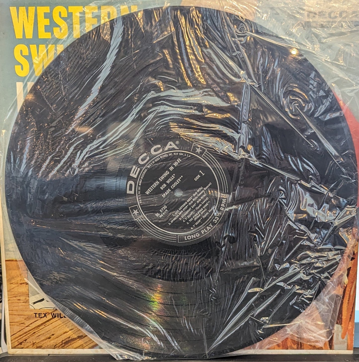 Bob Wills - Western Swing In Hi-Fi *MONO* | Good Plus (G+) Excellent (EX)-