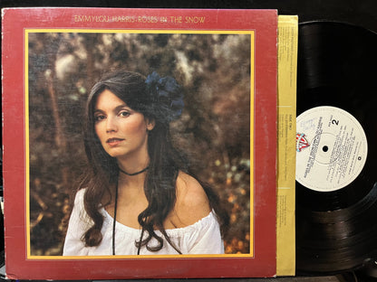 Emmylou Harris - Roses In The Snow (VINYL LP WARNER BROS. BSK 3422 1980) | Near Mint- (NM-) Excellent (EX)-