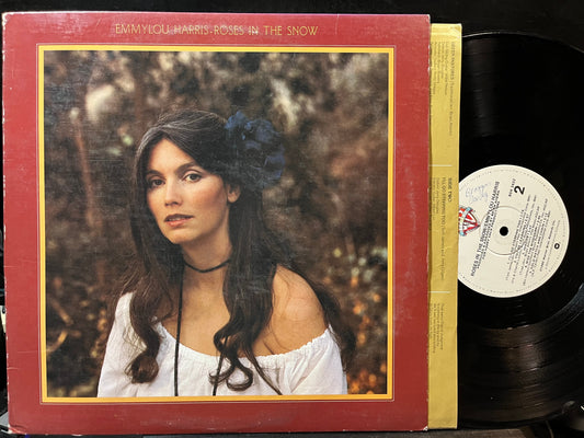 Emmylou Harris - Roses In The Snow (VINYL LP WARNER BROS. BSK 3422 1980) | Near Mint- (NM-) Excellent (EX)-